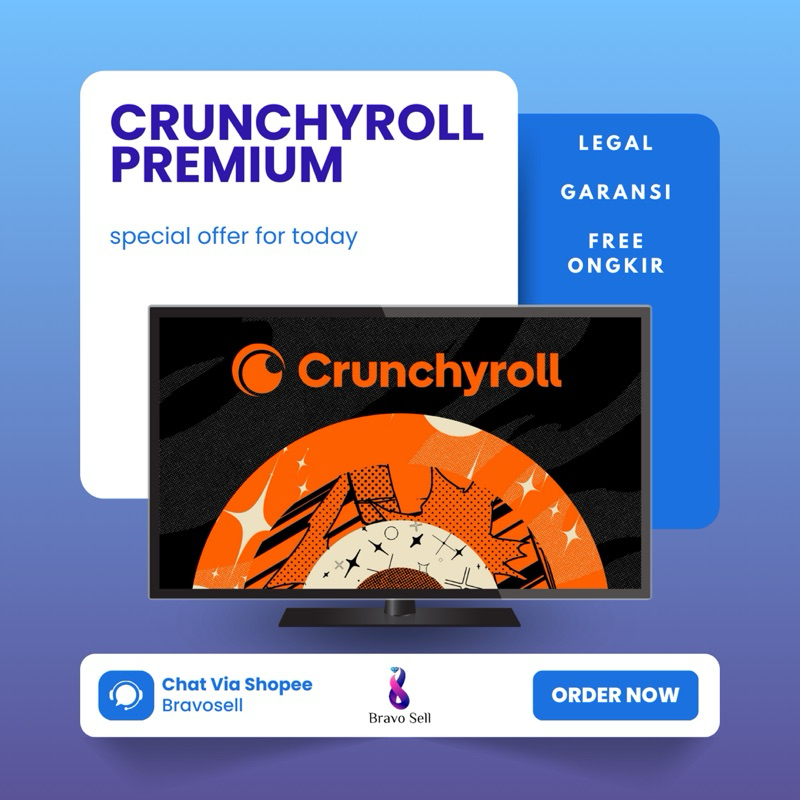 Crunchyroll Premium | 1 Tahun | Bergaransi