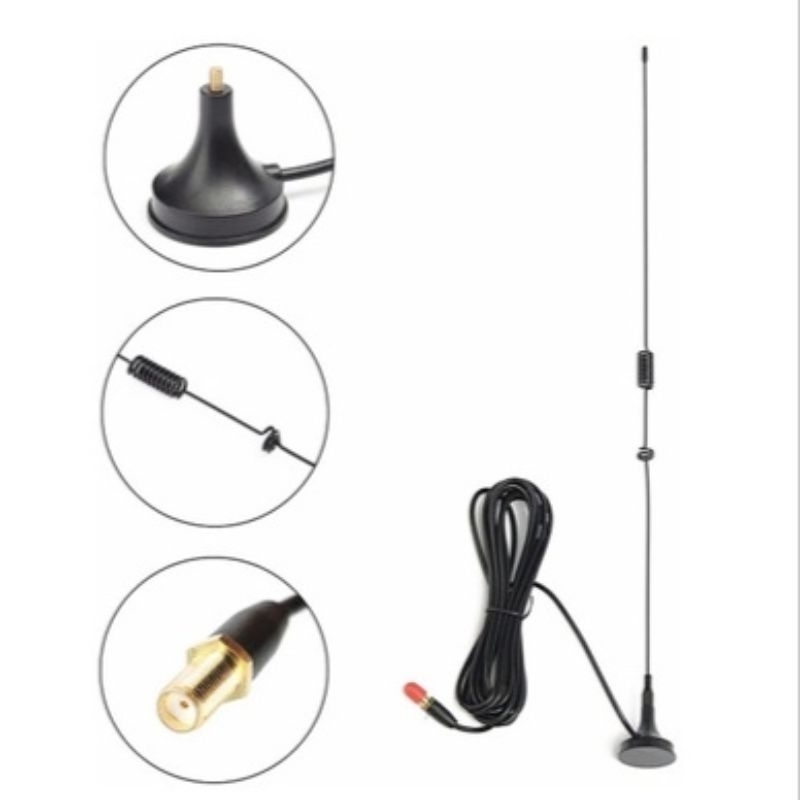 Antena HT antena mobil untuk touring untuk HT Baofeng Pofung Alinco Dalcom antena RIG mini RIG
