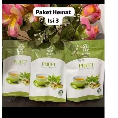 

Teh pijuet daun jati cina celup isi 3 pack