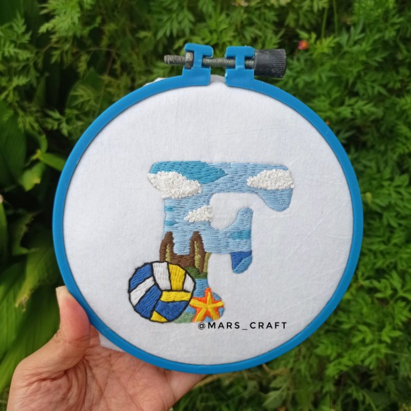Embroidery Alphabet | Embroidery Patch | Sulam Huruf | Sulam Karakter | Bordir | Patch
