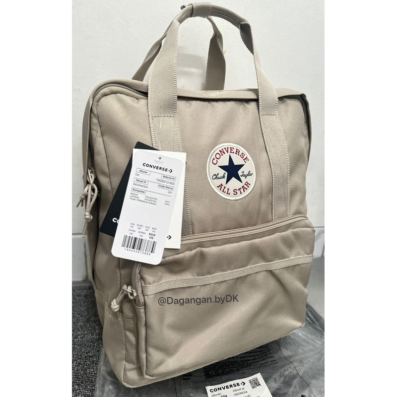 Tas Backpack Converse Original 100% Cream Beige - Old Realesed (Limited)