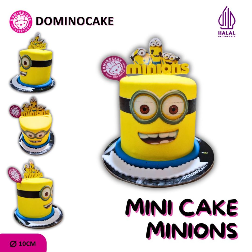 

Dominocake | Kue Ulang Tahun Mini Minion Diameter 10 cm
