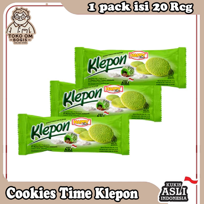 

Happy Time Kukis Klepon (1pack isi 20pcs)