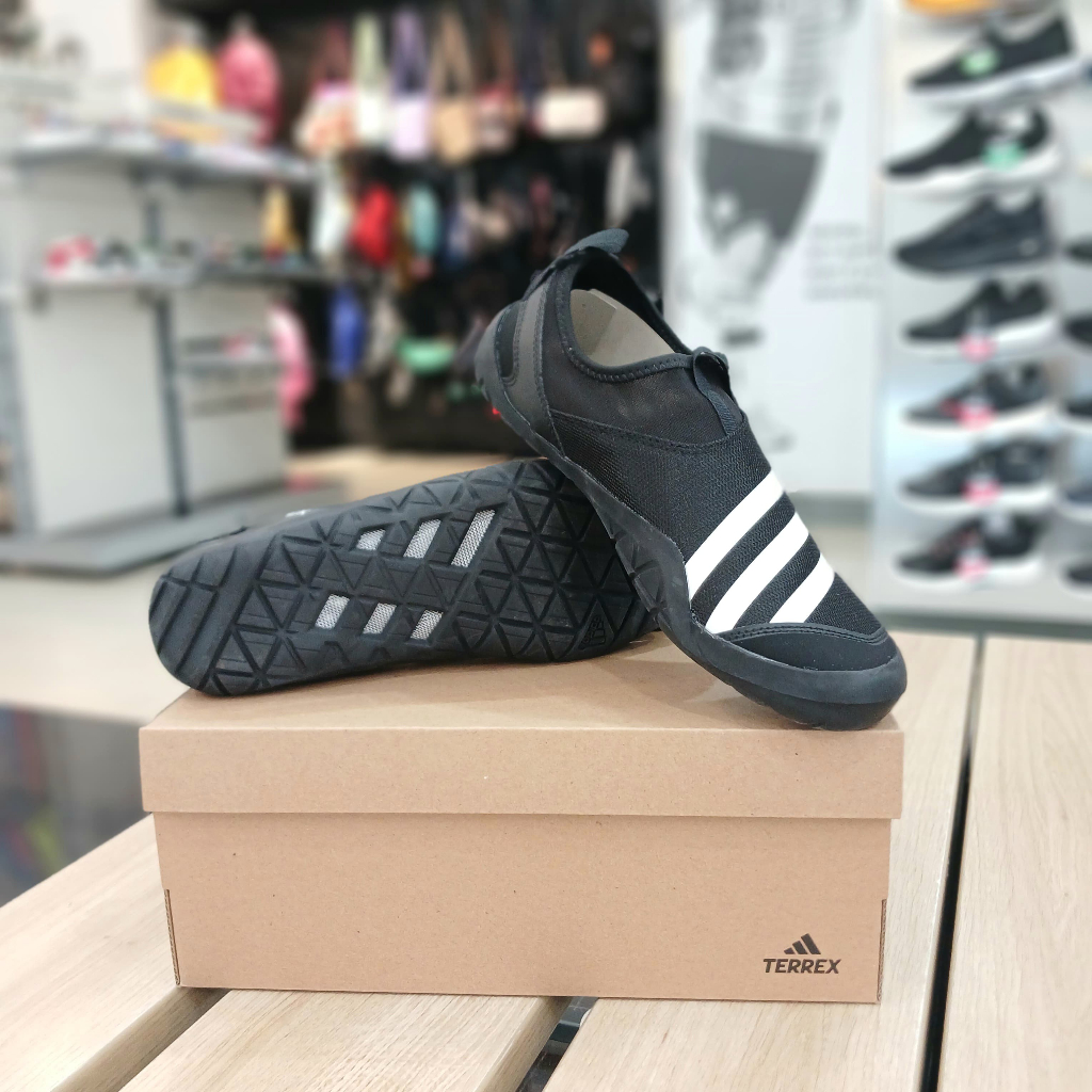 Sepatu Adidas - Terrex Jawpaw Slip On - Black White [HP8648] - Original