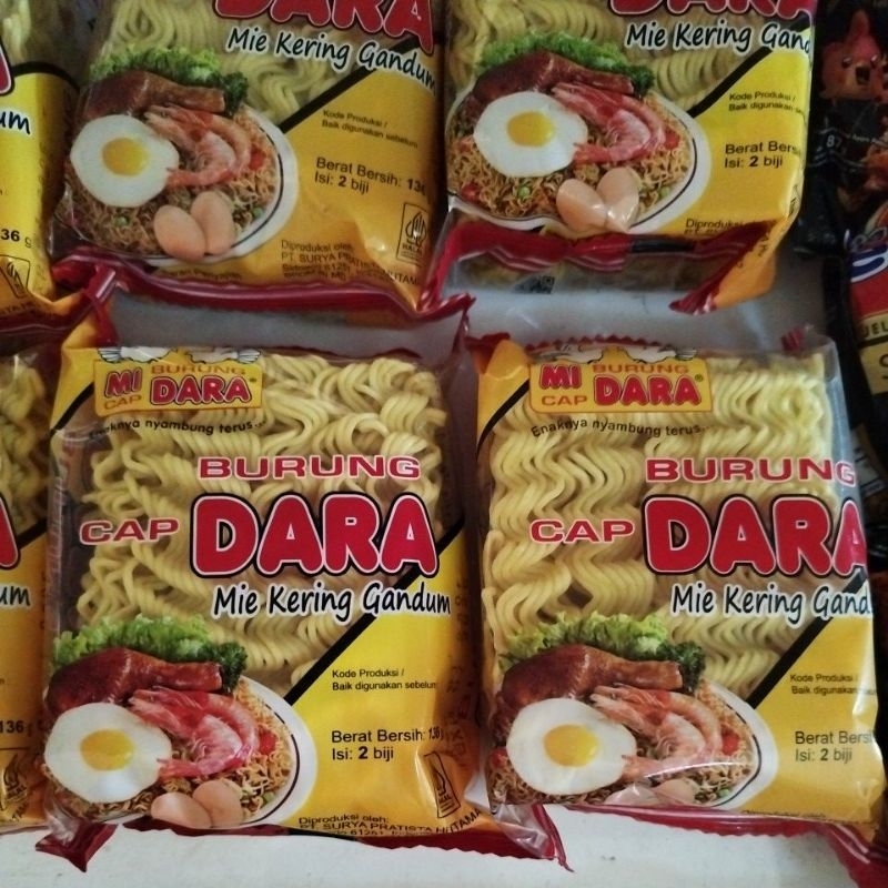 

Mie Burung Dara isi 2 biji, Mie Burung Dara