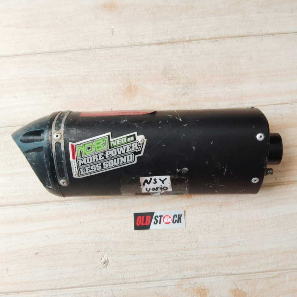 SELENCER SELINCER KNALPOT NOBI NOB1 NEO SS DUAL SOUND SYSTEM WARNA HITAM UNTUK MOTOR JUPUTER MX LAMA