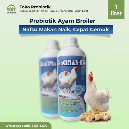 Probiotik Ayam Broiler - Suplemen Penggemuk Ayam Pedaging GRACIMAX BRO