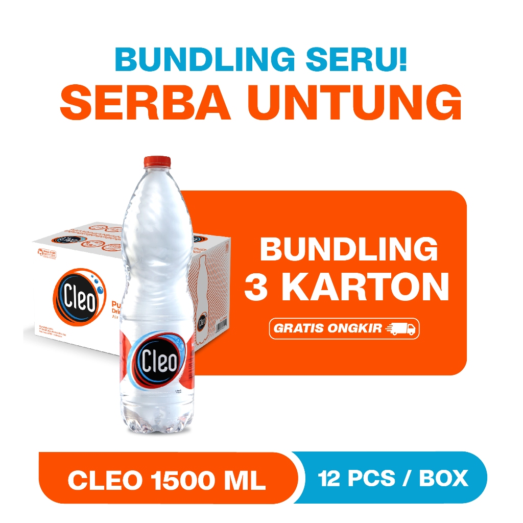 

Cleo Air Murni 1500 3D - Bundling Hemat 3 Karton