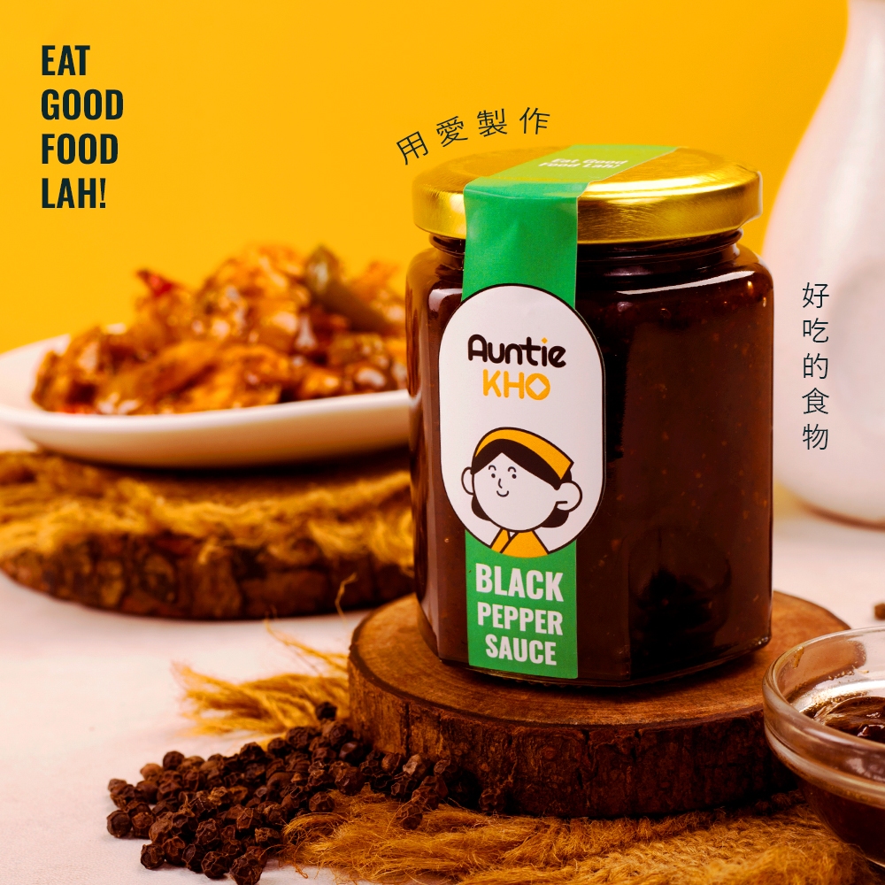 

Bumbu Lada Hitam Premium / Premium Black Pepper Sauce by Auntie Kho