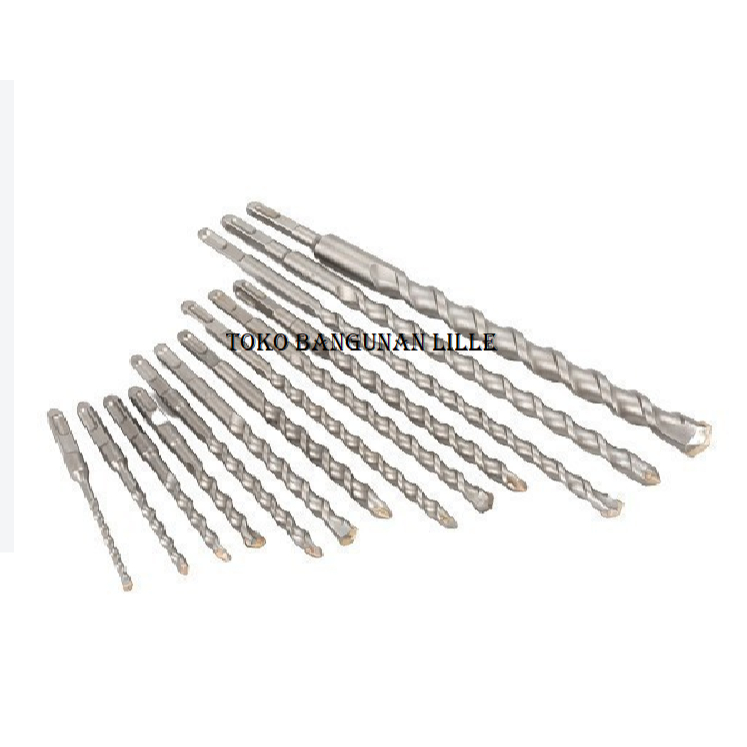 Mata Bor Beton 6 mm Bor Batu Hebel Tembok SDS Plus 6mm Drill Bit Concrete Dinding Hebel