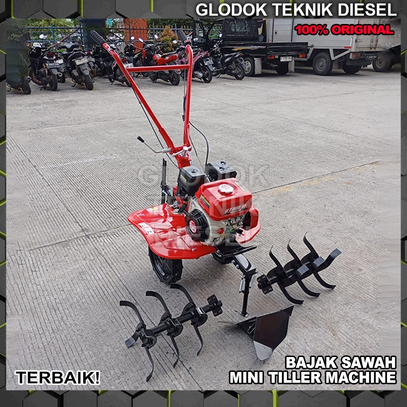 LAGI PROMO Mesin Cultivator Traktor Bajak Sawah Tiger GT800 Tiller8HPGT800