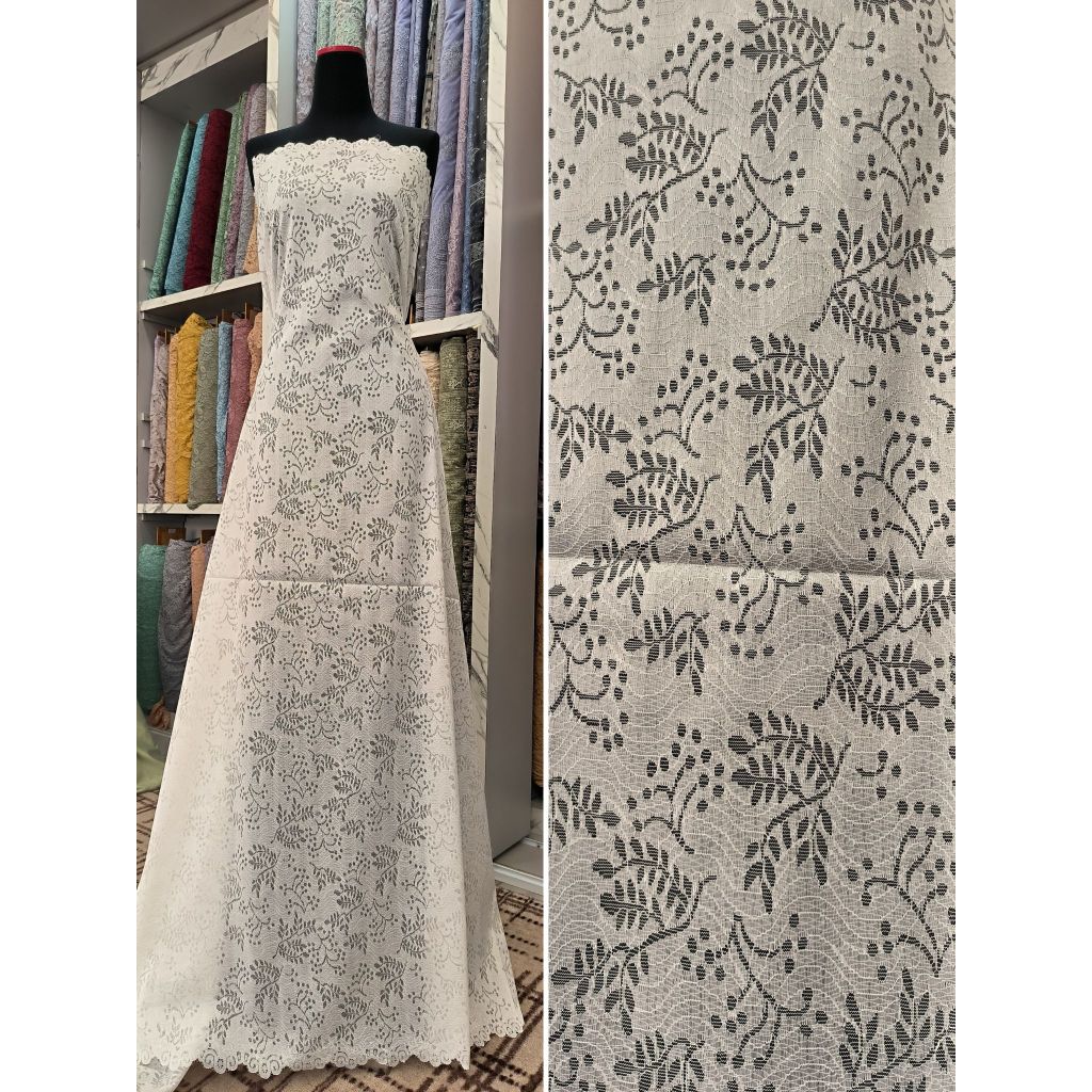 0.5 METER / VEER TEXTILE Bahan Brukat Mewah Seragam Dress Kebaya