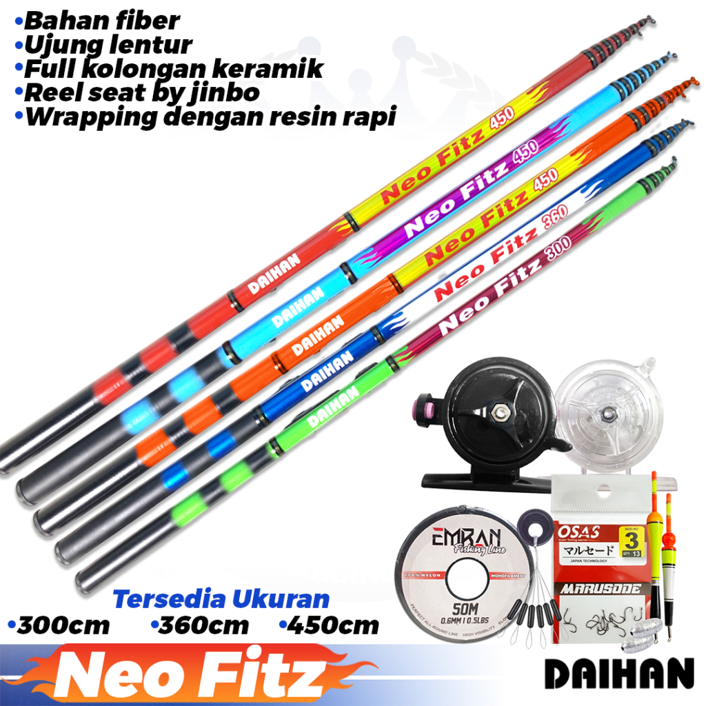 Cod Gratis Ongkir Tegek Kolong Daihan Neo Fitz fiber