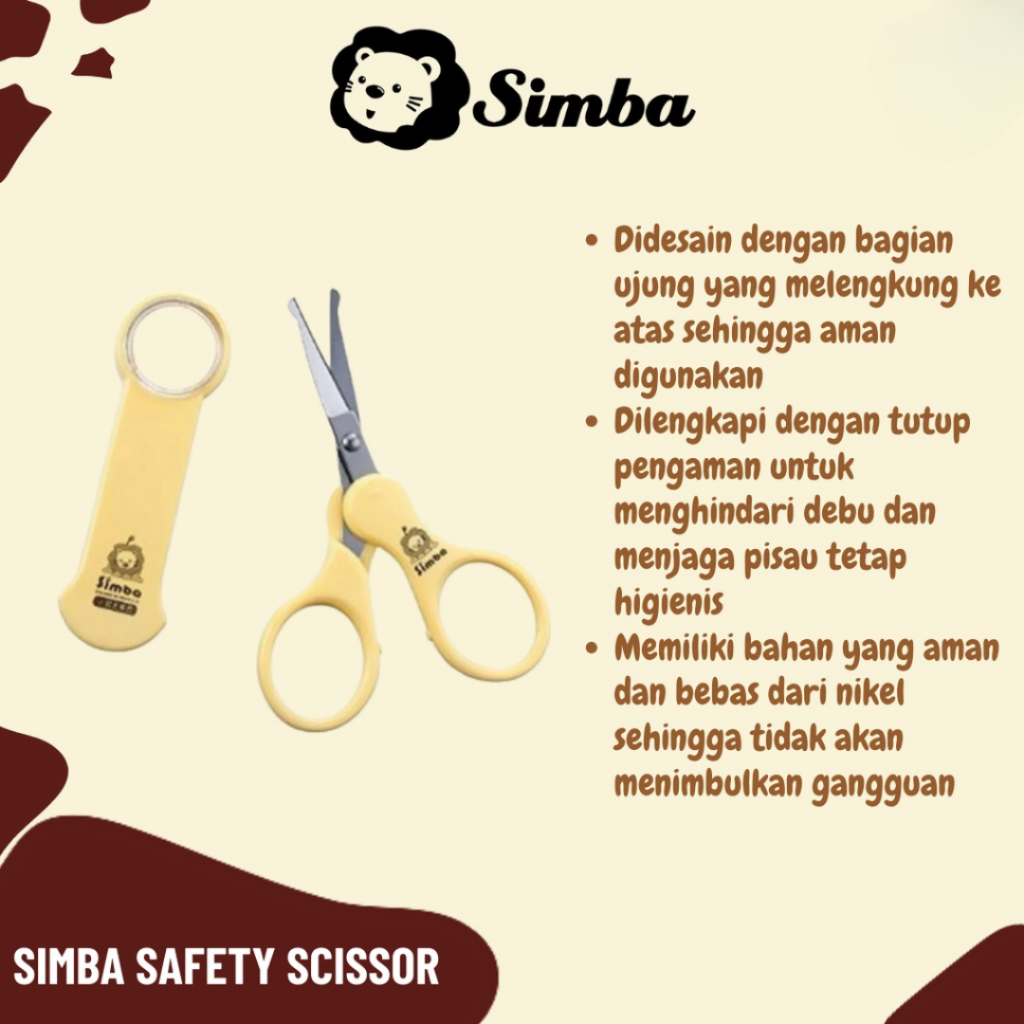 

Simba Safety Scissor - Gunting Kuku