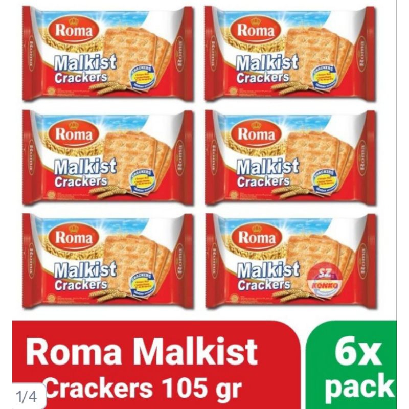 

Roma Malkist Crackers isi 6 pack
