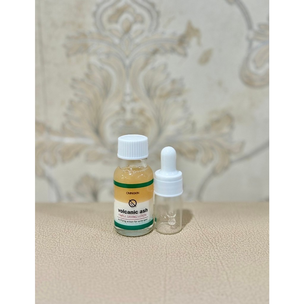 Omniskin Volcanic Ash Pimple Drying Lotion share in jar