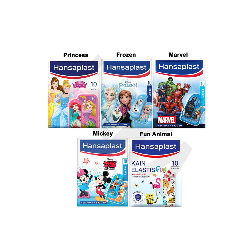 Hansaplast Kids isi 10 - Plester Gambar Anak [Tembalang]