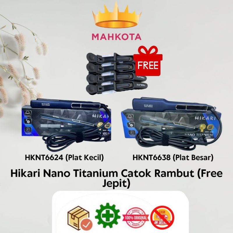 **Mahkotacosmetik**Hikari Nano Titanium Catok Rambut