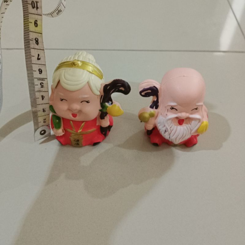 Hiasan dekorasi topper kue cake topper kakek nenek panjang umur