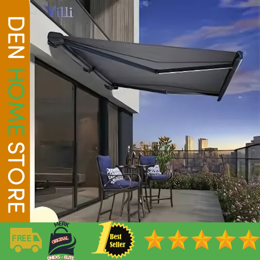 Kanopi lipat  - atap kanopi nbuka tutup otomatis model mewah