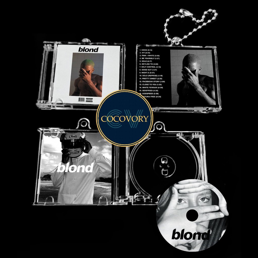 Frank Ocean Mini CD Album Keychain NFC Gantungan kunci ganci keyring