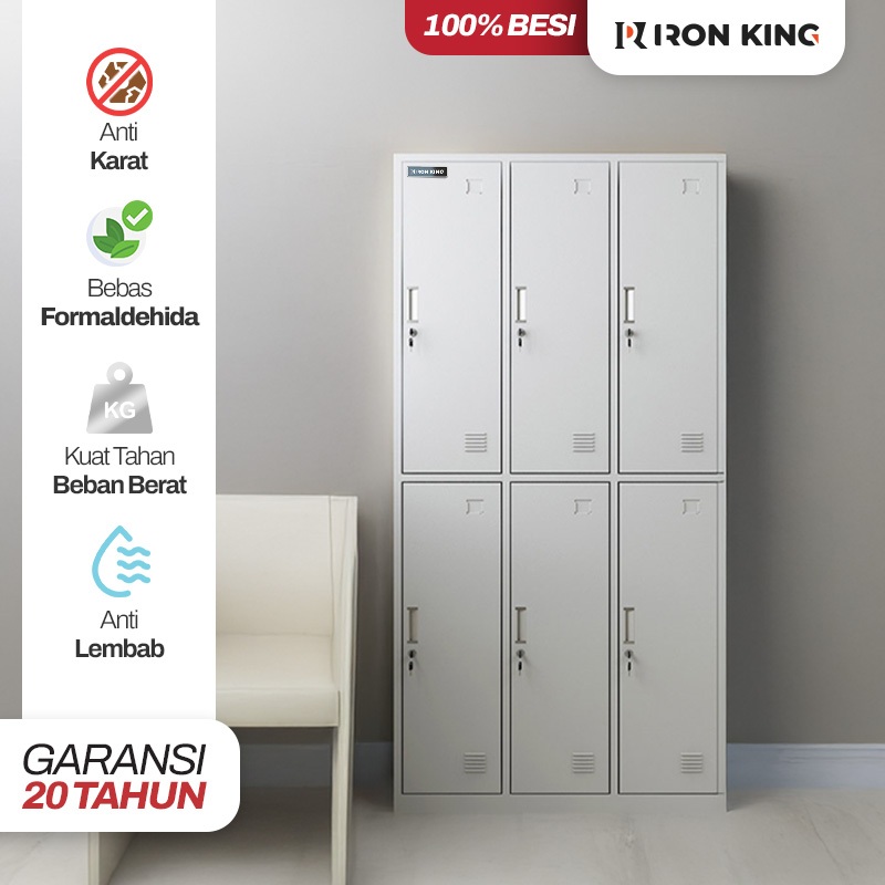 Iron King Lemari Loker Besi Loker Besi Karyawan Loker Sekolah Loker Besi Karyawan Full Besi