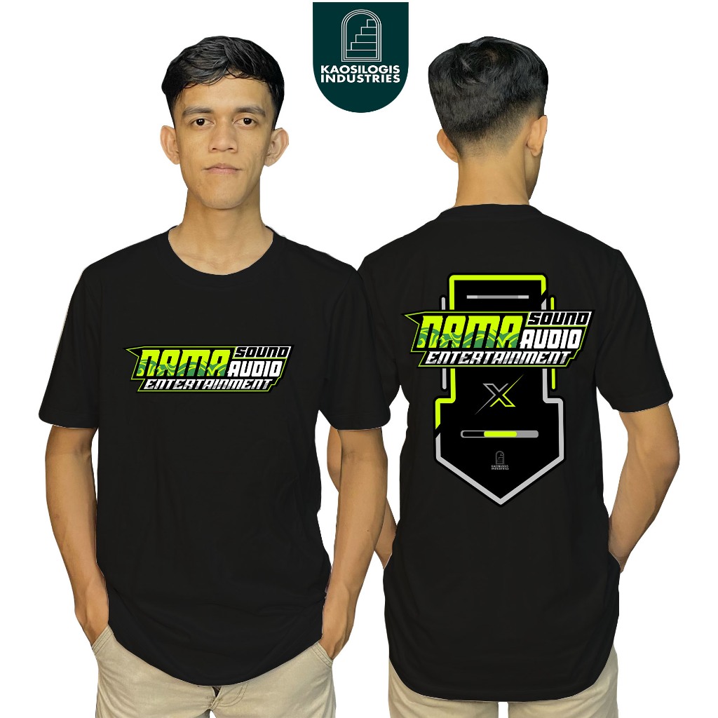 Baju Kaos Distro Terbaru Audio Sound System Keren Gatis Nama Special -Kaosilogis