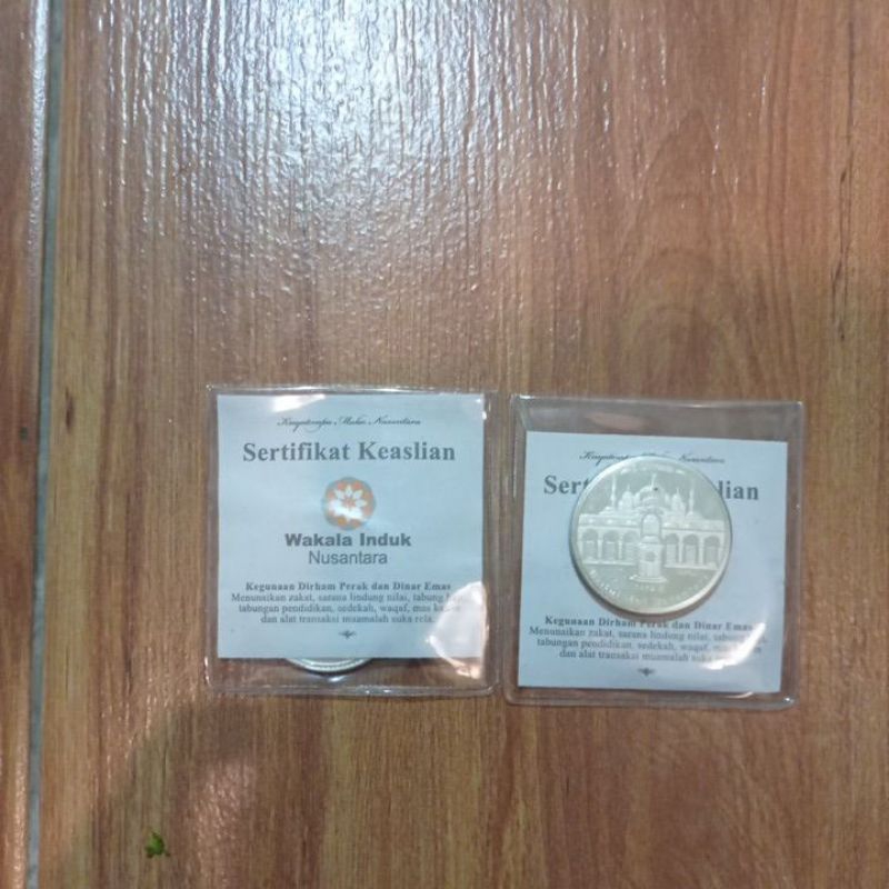 khamsa / 5 dirham perak bersertifikat wakala induk nusantara