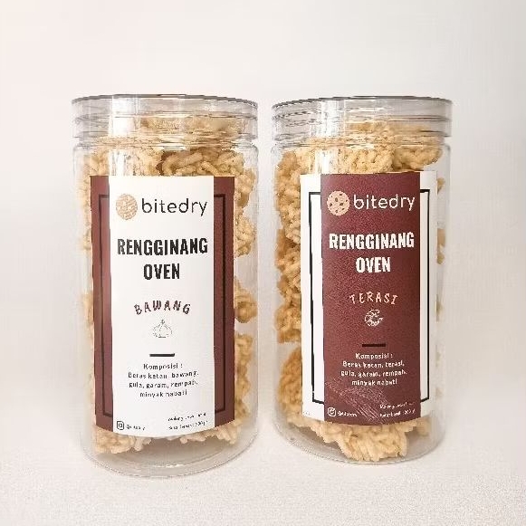 

Rengginang Oven Toples 1000ml Rasa Bawang dan Terasi