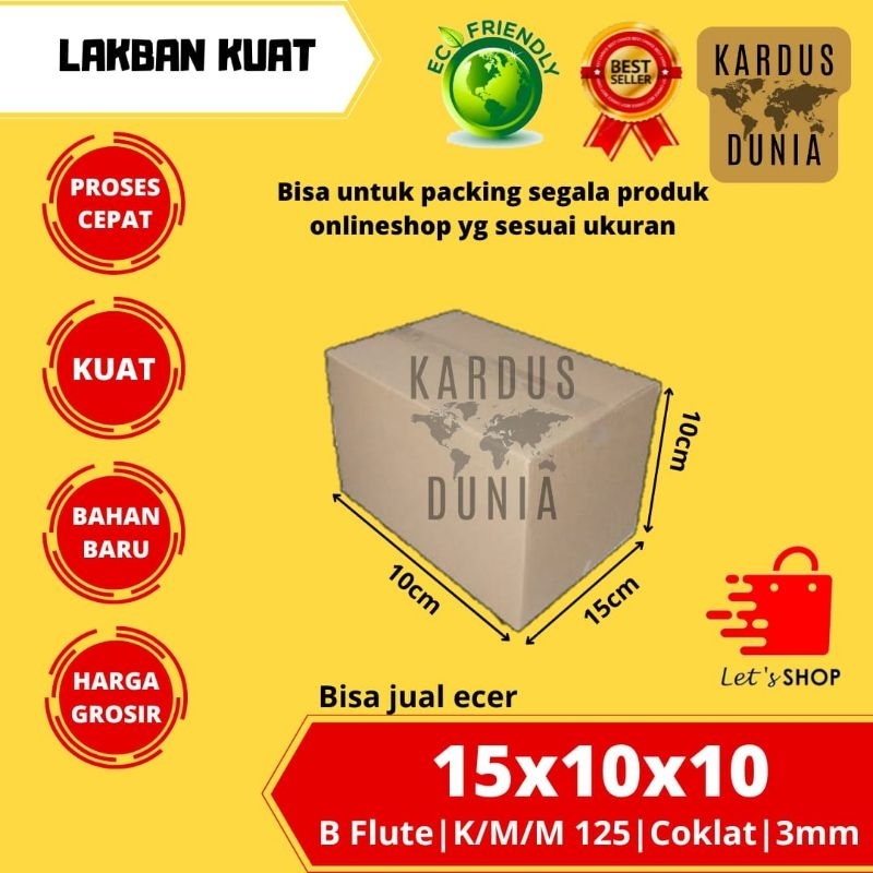 

kardus packing box UK 15x10x10cm