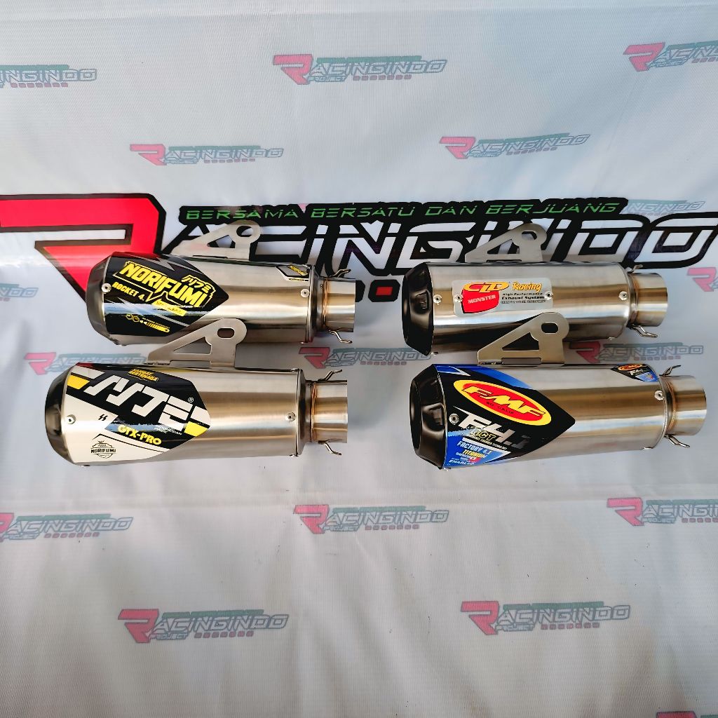 Silincer Norifumi GTX Pro Bebek Trail supra x jupiter karisma revo smash mx 135