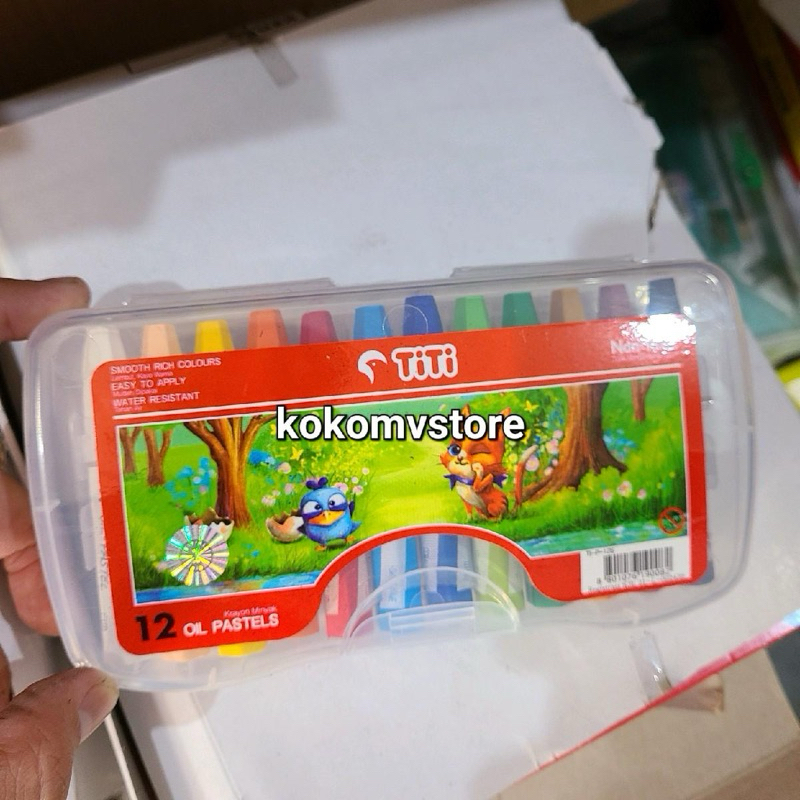 

oil pastel / krayon minyak 12s titi