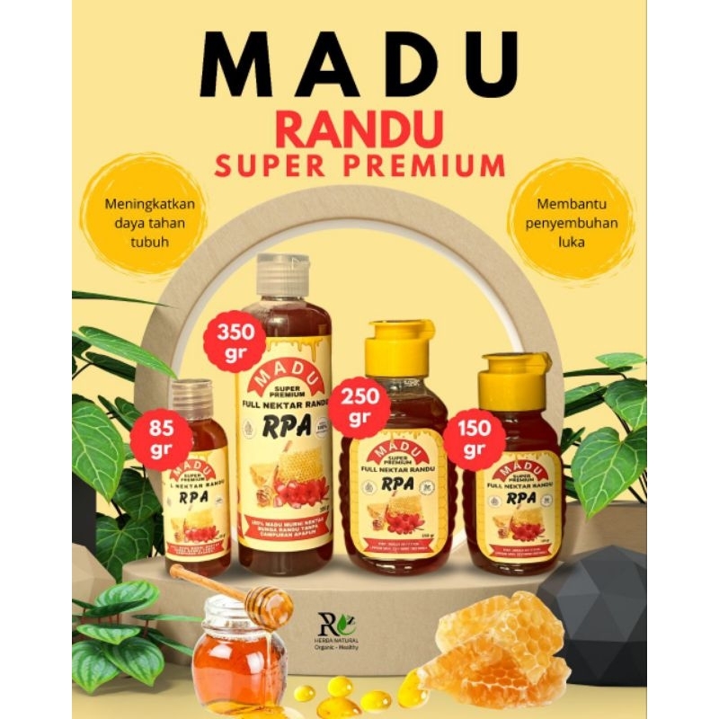 

Madu Randu 350 gram super premium full Nektar