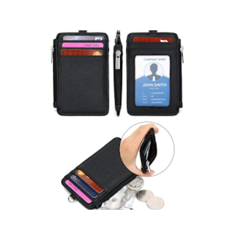 

22Aninstore Dompet Gantungan Nama Id card Holder Kantoran Kartu Identitas Murah 5 Slot Name Ta