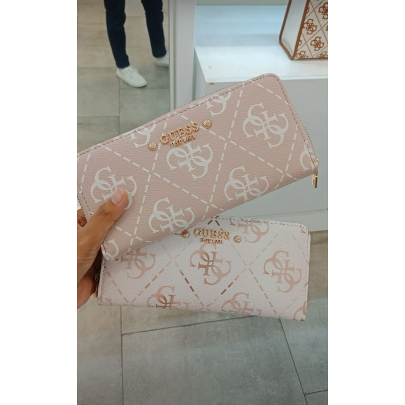 Guess Long Zip Wallet Guess Card Holder Dompet Guess