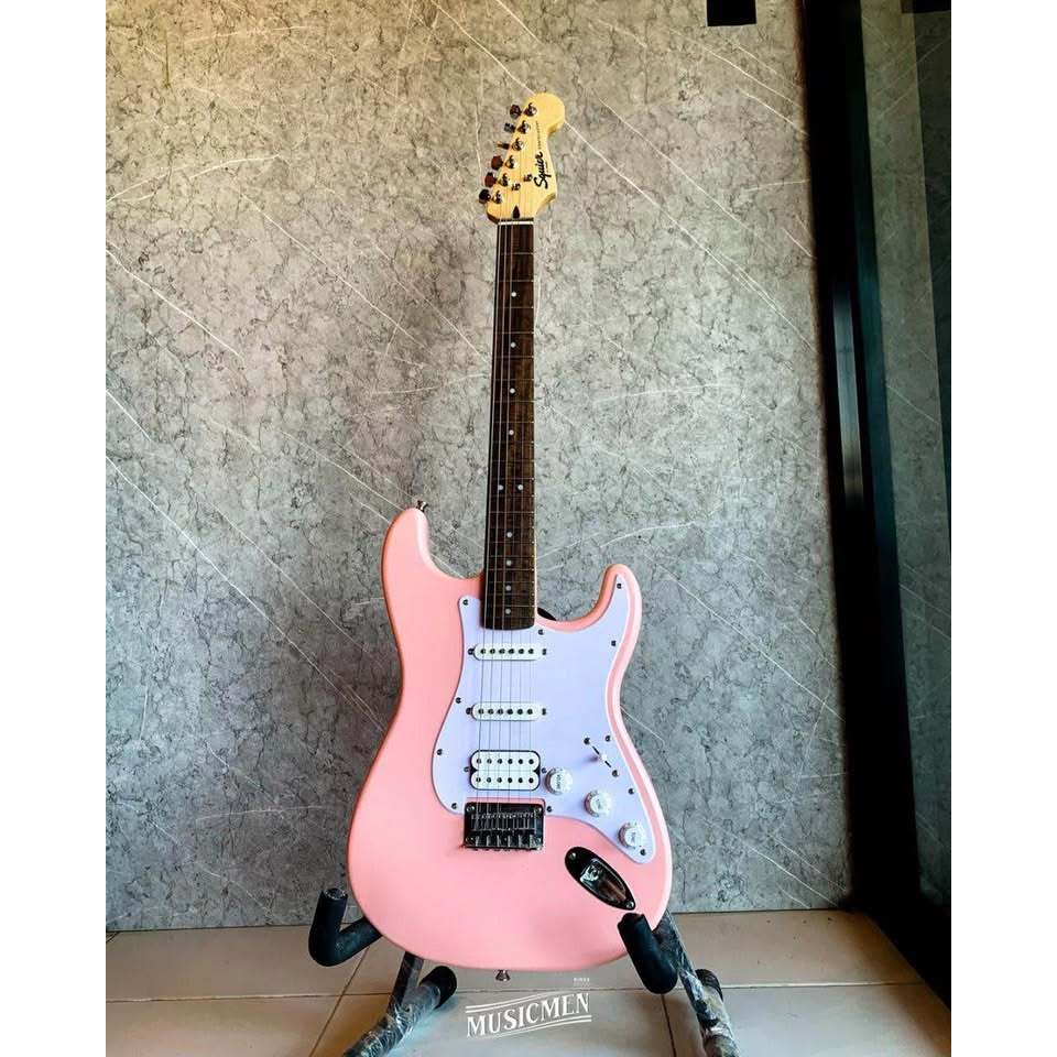 Gitar Squier Bullet HSS Hardtail Shell Pink Original