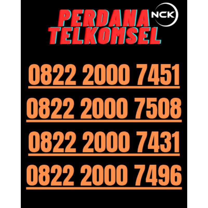 KARTU PERDANA TELKOMSEL SIMPATI seri rapi 22 2000