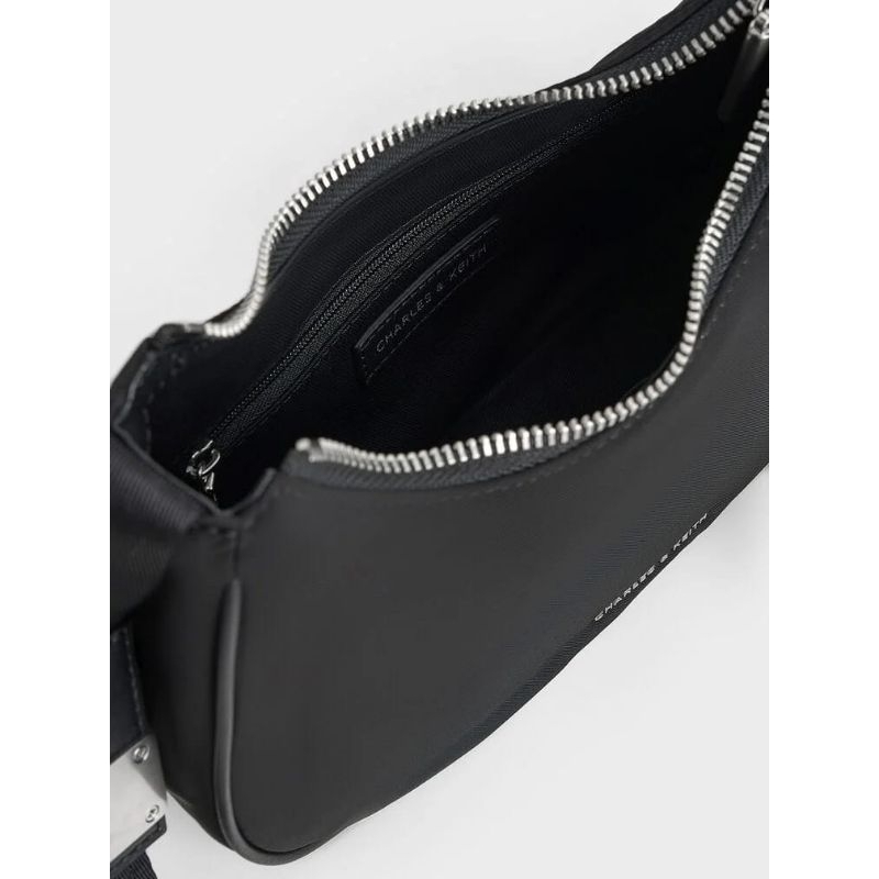 Ck Metallic-Accent Curved Nylon