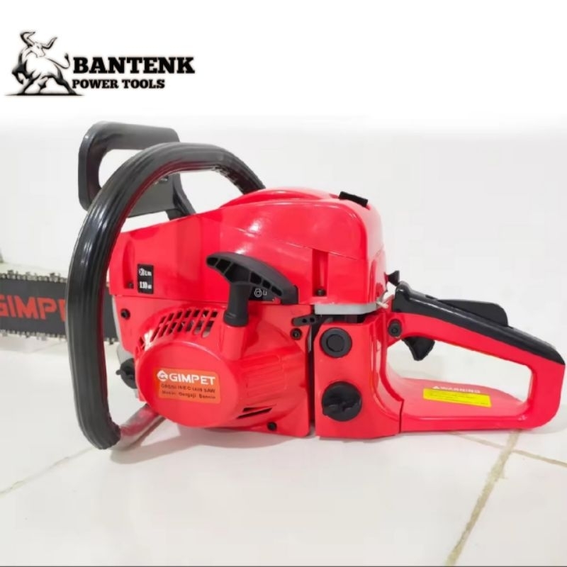 CHAINSAW 22 INCH GERGAJI MESIN. MESIN GERGAJI POTONG KAYU CHAINSAW 22 INCH GIMPET