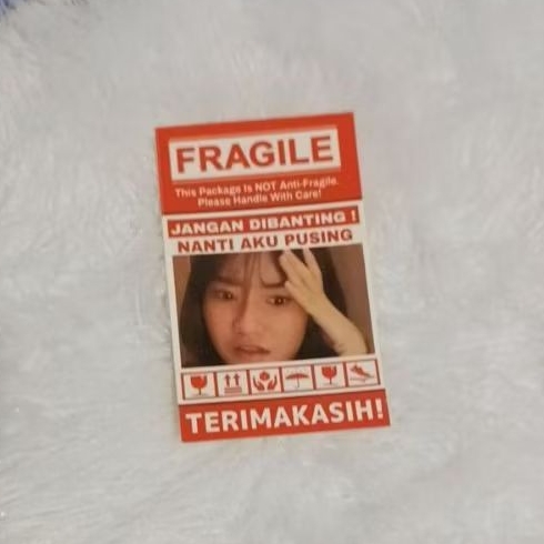 Stiker Fragile Freya JKT48 (BACA DESKRIPSI)