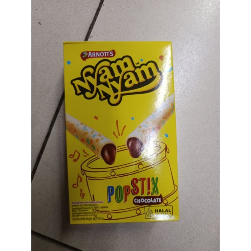 

ARNOTTS NYAM NYAM POPSTIX CHOCOLATE 68GR