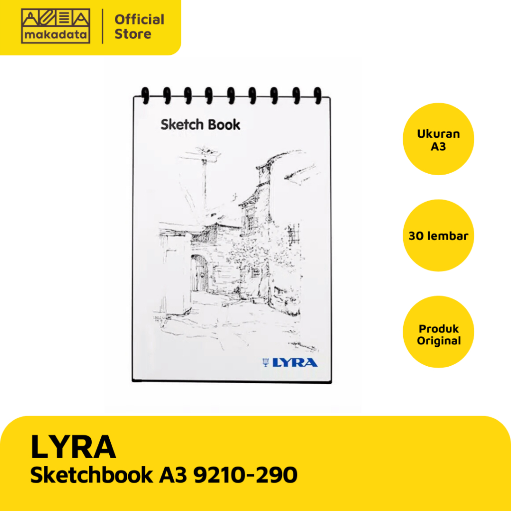 

SKETCH BOOK / BUKU MENGGAMBAR / BUKU SKETSA LYRA A3 9210-290 MURAH