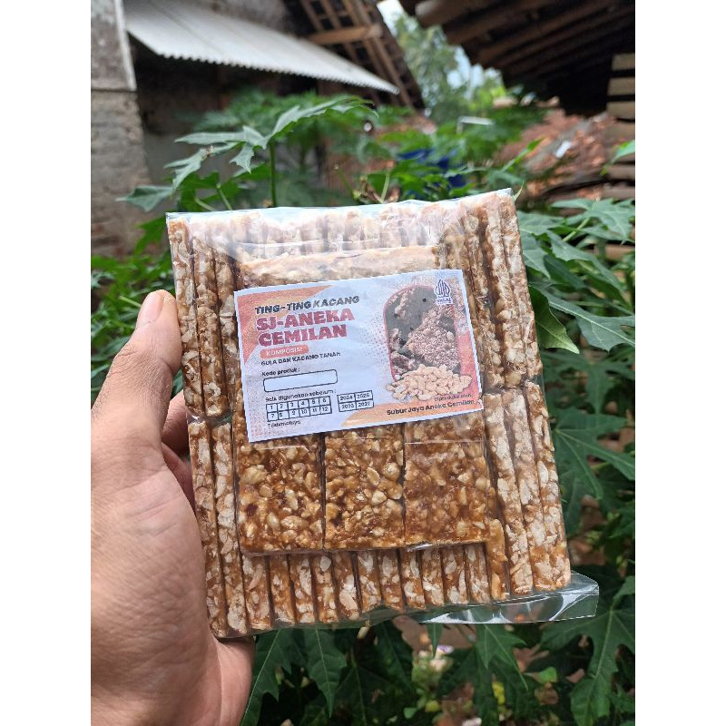 

500gr Ting Ting Kacang Cemilan Jadul Kue Lebaran sj_anekacemilan