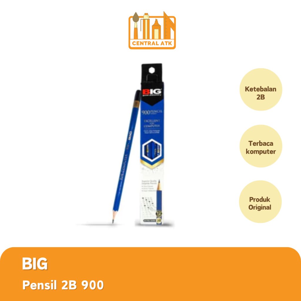

PENCIL / PENSIL 2B BIG 900 (1 PACK)