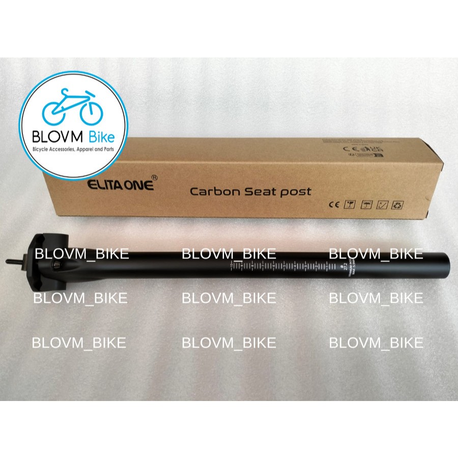 Seatpost Carbon ELITA ONE 27.2mm Performance SUPER LIGHTWEIGHT Seatpost Roadbike