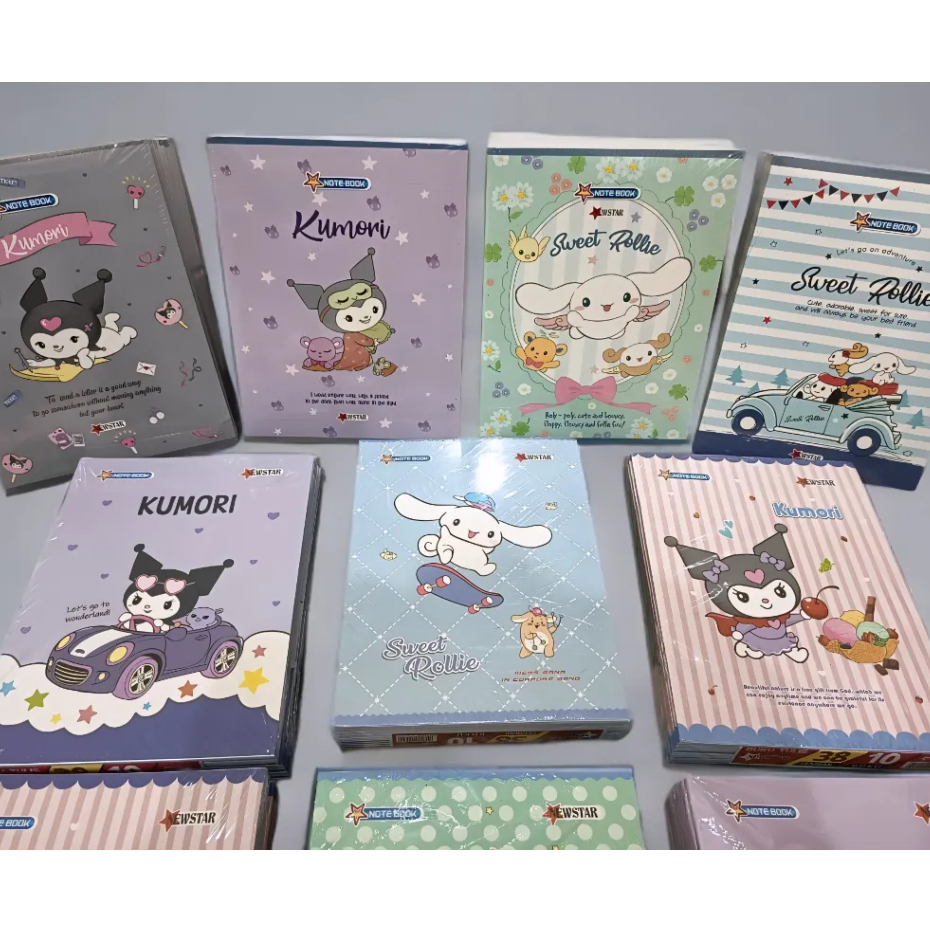 

BUKU TULIS SEKOLAH SATUAN KUROMI CINNAMOROL NEWSTAR 38 DAN 58 LEMBAR KARAKTER LUCU ECERAN