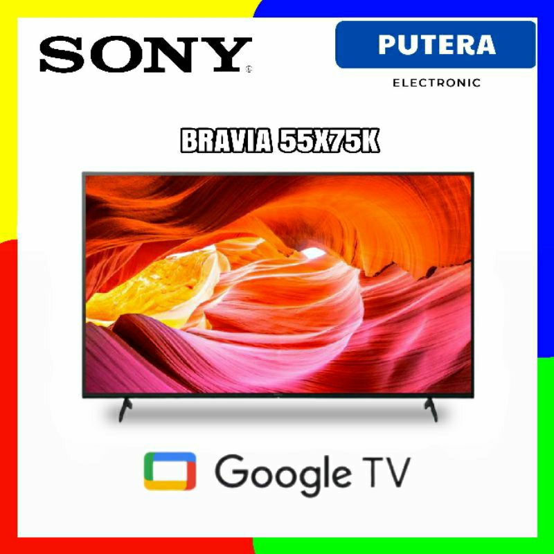 SONY 55X75K SMART GOOGLE TV 55 inch 4K UHD KD-55X75K