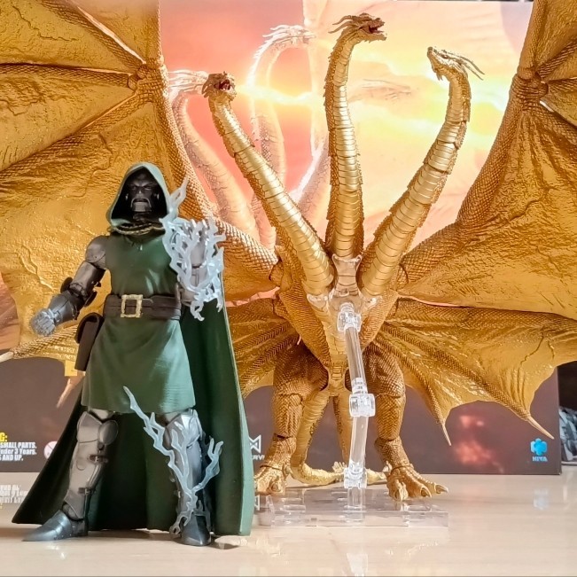 GHIDORAH HIYA TOYS KING GHIDORAH GRAVITY BEAM ORIGINAL