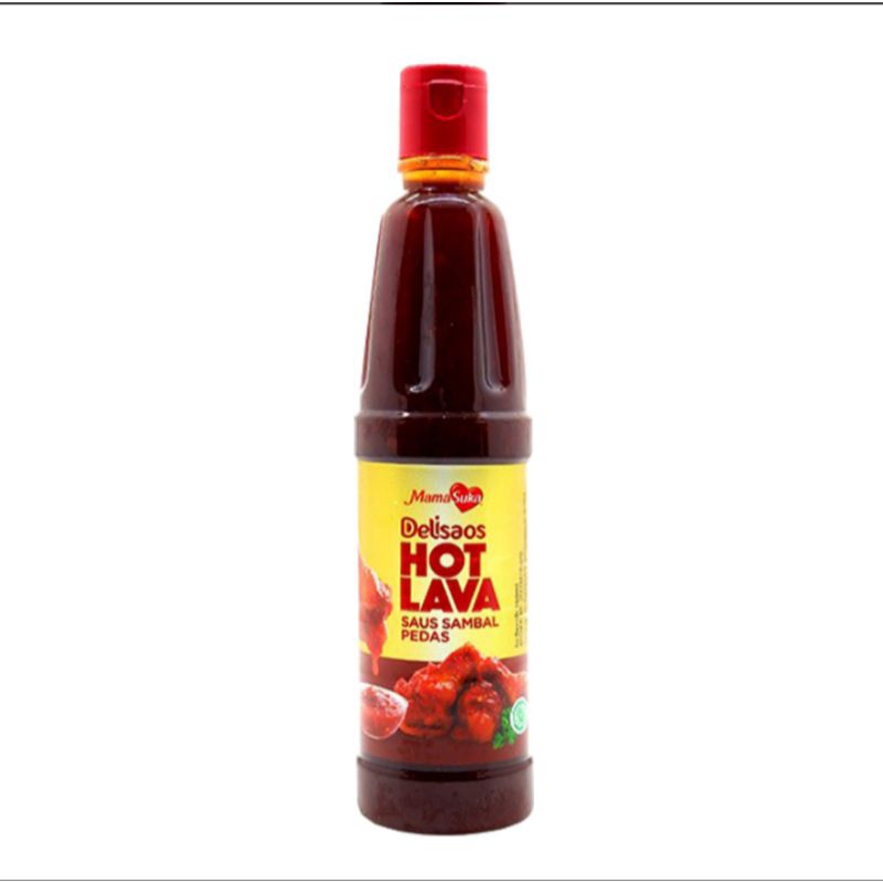 

Mamasuka Saus Sambal Delisaos Hot Lava 260 Ml