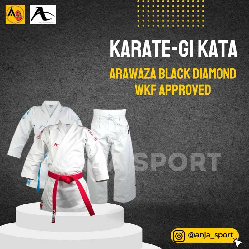 KARATE-GI KATA ARAWAZA BLACK DIAMOND WKF APPROVED